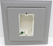 Vinyl Siding Electrical Mounting Box Universal Fit Light Grey
