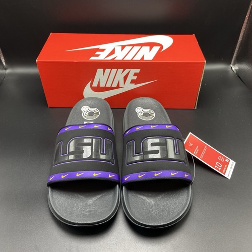Nike OffCourt Louisiana State LSU Pool Side Slides Gr. 10 NEU DD0531 001 SELTEN - Bild 2 von 5