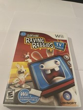 Rayman Raving Rabbids: TV Party Nintendo Wii Video Game w/ Manual ! Tested