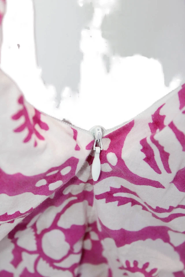 Vestido sin mangas floral Roberta Roller Rabbit niñas cuello redondo talla 4 Foto 4 de 4