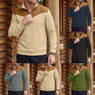 Male Apparel Herren Cord Sweatshirt Regular Fit Design weiche Stoffmischung