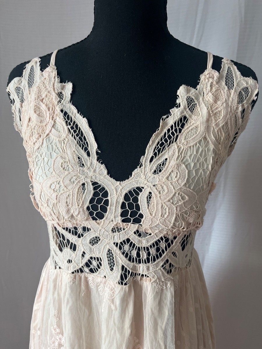 magnolia pearl crochet dress Magnolia Pearl Eyelet Esti Cami Dress 1107 Brixton