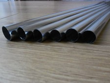 6 X 100cm 1M NEW CHROME 15mm RADSNAPS RADIATOR PIPE COVERS  - FREE UK DELIVERY