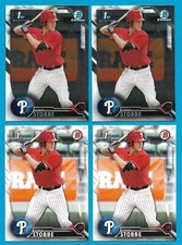 COLE STOBBE Lot of (4) 2016 Bowman Draft & Chrome Rookie Cards RC