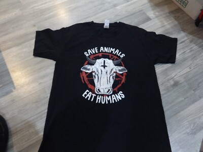 Save Animals Shirt Black/Death/Metalcore Vegan Kreator SLAM