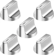 5-Pack Burner Control Knobs for Whirlpool Oven Range Models WCG55 & WCG77