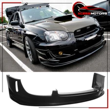 Fits 04-05 Subaru Impreza WRX DS Style Unpainted Front Bumper Lip Splitter PU