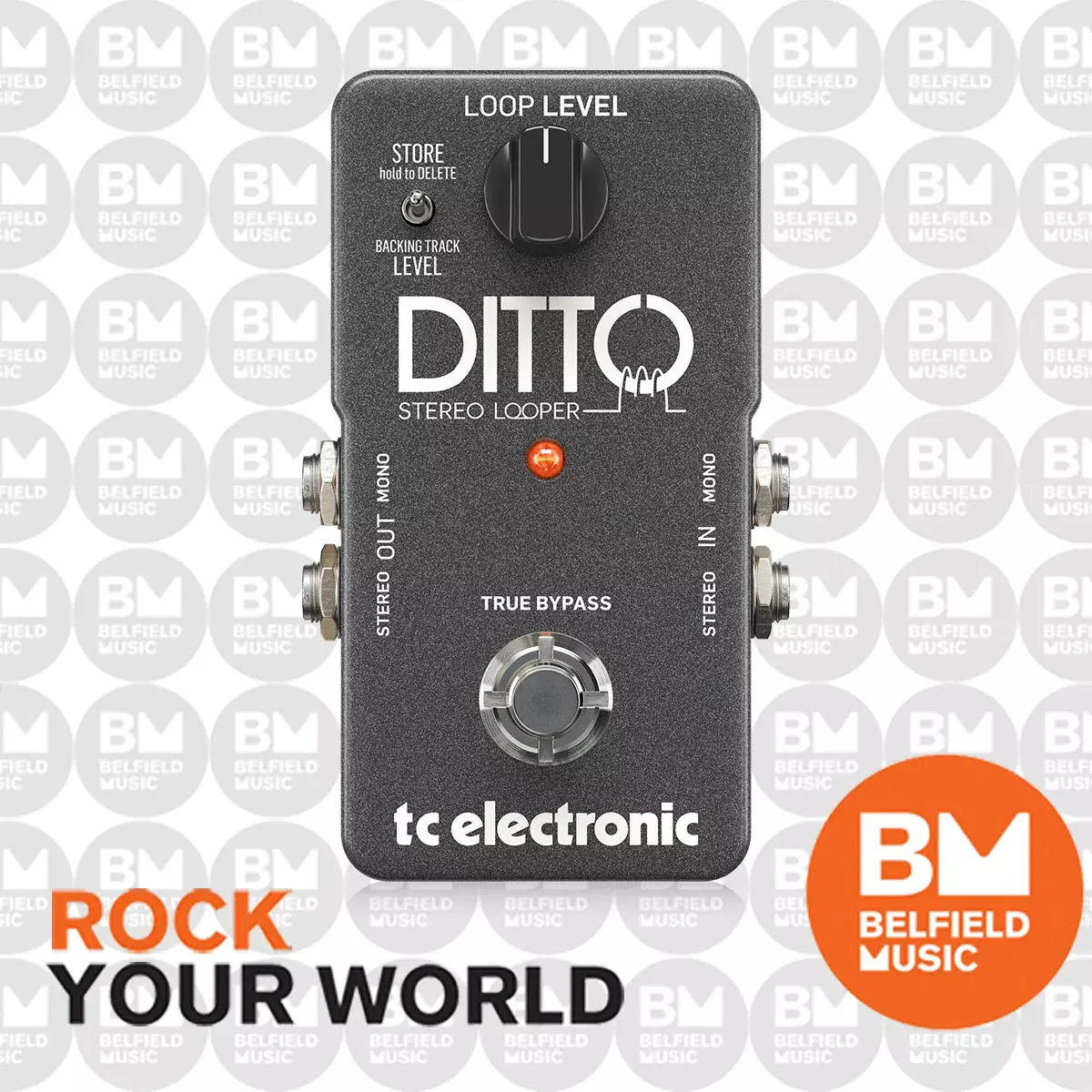 Tc electronic ditto top stereo looper pedal