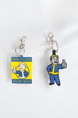 Custom Made 3D Printed Fallout Keychains