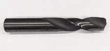 ICS 25/32" Stub Drill Bit Split Point 135° HSS Black USA - Screw Machine Length