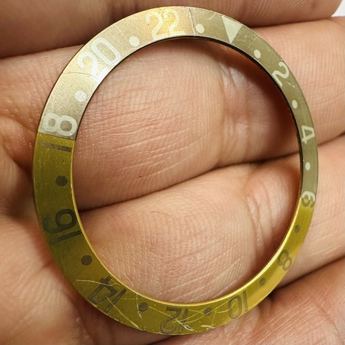Rolex Root Beer Fat Font Insert For Gmt Master Model Ref 1675 1675/8 1675/3 - Picture 4 of 9