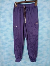 NiaaHinn Scrubs Cargo Navy Scrub Pants Small NWOT