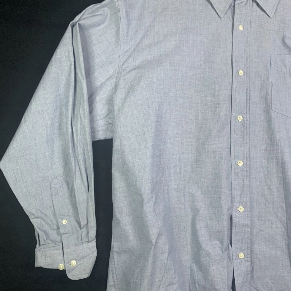 Camisa Knights Bridge azul lavado manga larga abotonada resistente a las arrugas Foto 4 de 4