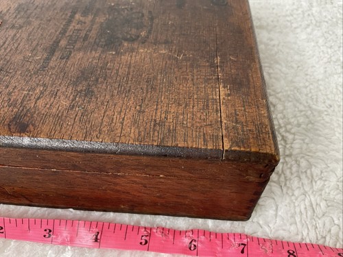 Caja de cigarros de madera con bisagras Benson & Hedges vintage almacenamiento retro humo - Imagen 13 de 14