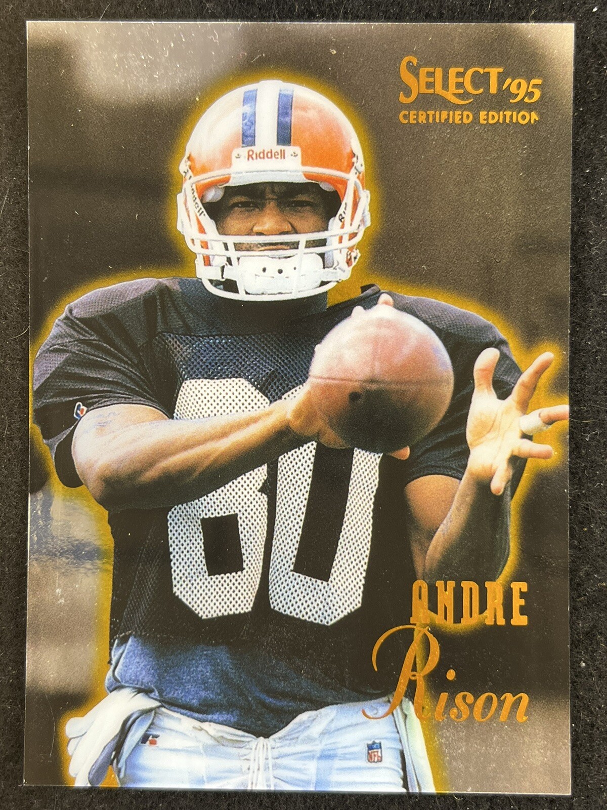 1995 PINNACLE SELECT- CERTIFIED EDITION- ANDRE RISON #15 BROWNS