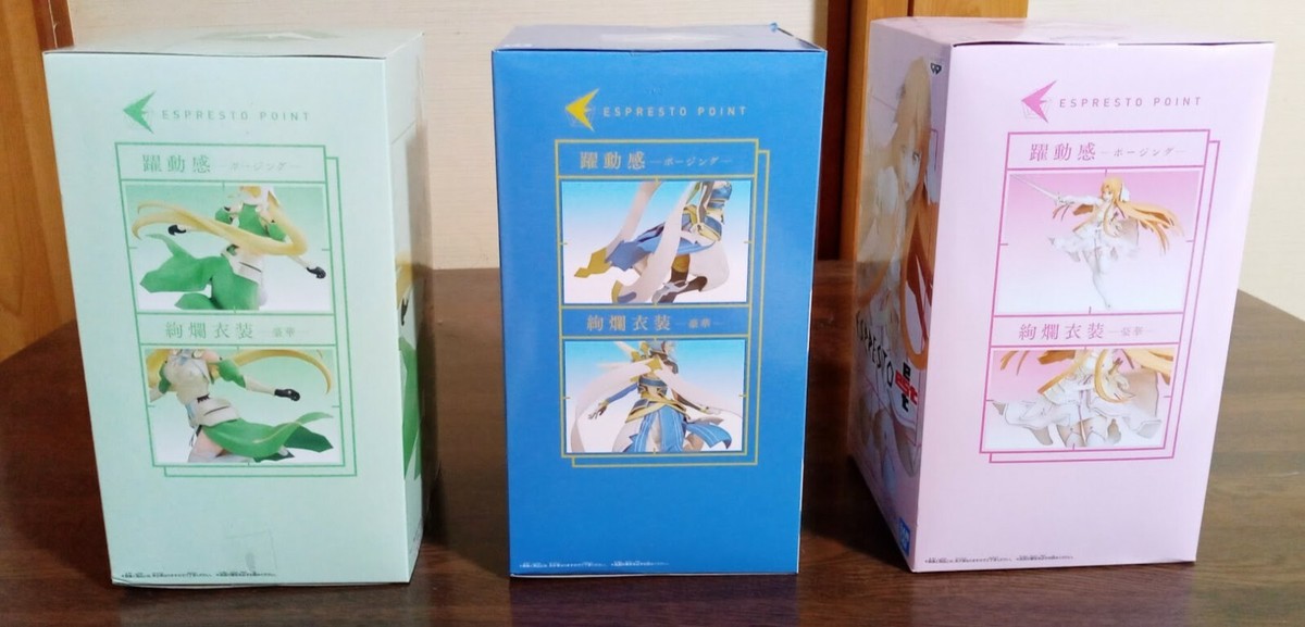 Sword Art Online SAO Espresto Goddess Figure Set Of 3 