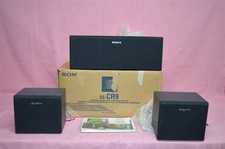 3 Sony SS-CR9, SS-SN9 Center and Rear Channel Speakers Vintage with Manuals