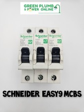 Schneider Easy 9 MCB B16 B32 B40 16AMP 32AMP 40AMP Trip Switch Fuse