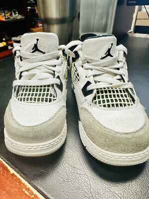 Air Jordan 4 グレー/ホワイト/ブラック Jordan Air Jordan 4 Retro - Black / White / Cool Grey / Pure