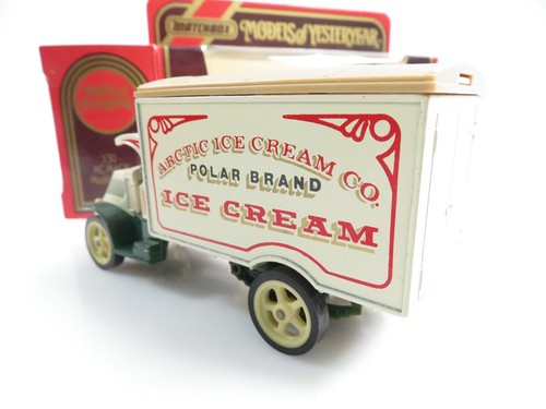 Matchbox Models of Yesteryear Y30 AC Mack Modele 1920 Ice Cream Polar #9145 - Bild 5 von 6