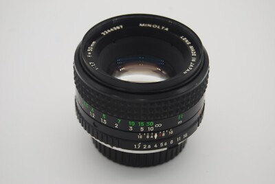 App Mint] Minolta MC Rokkor-PF 50mm F/1.7 MF Lens for MC Mount