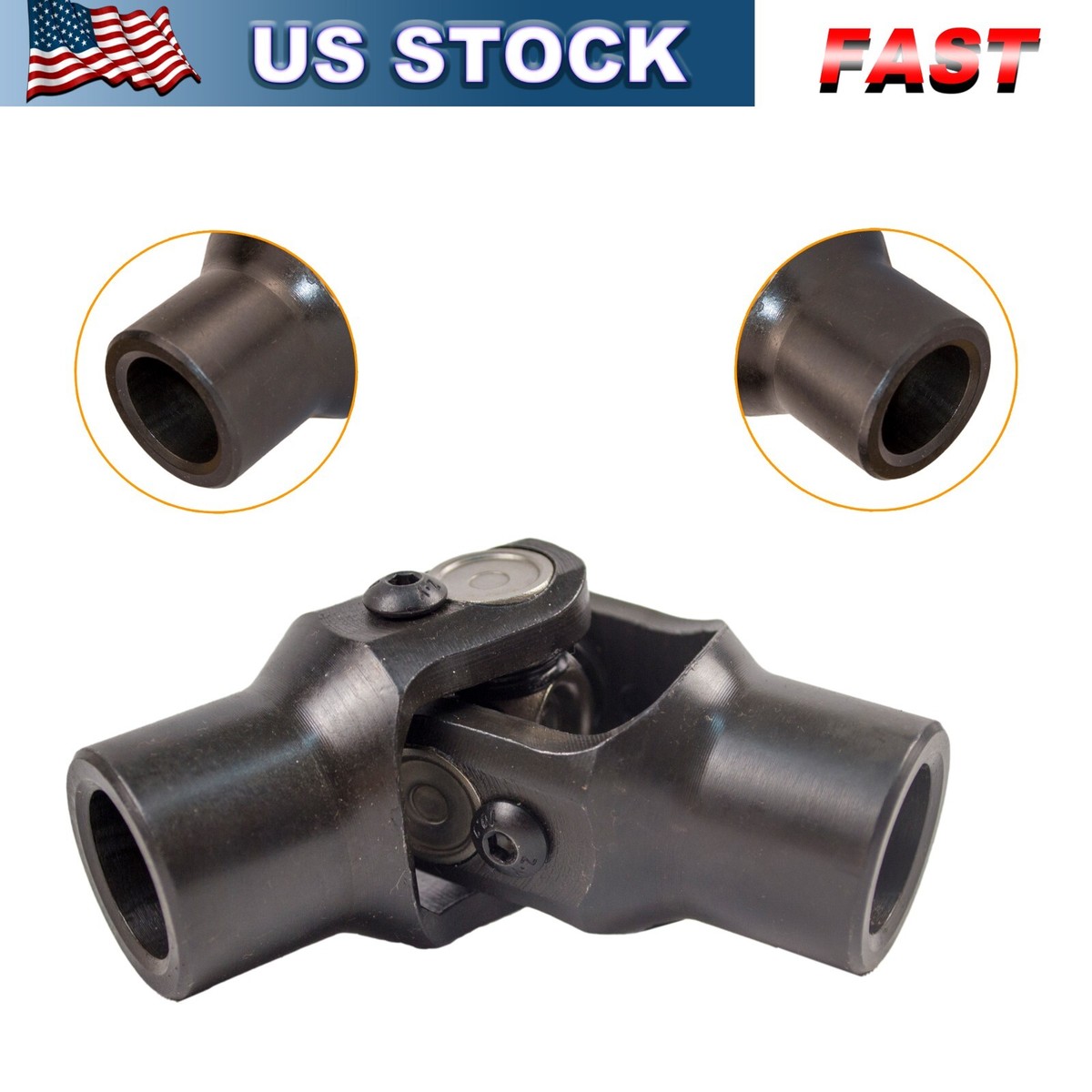 Steering U-Joints, Couplers And Rag Joints - 1 In. DD Shaft End 1 - Foto 8