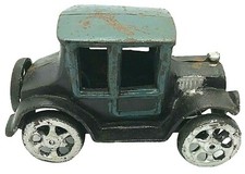Small Vintage Cast Iron Model T Car Toy Vehicle 3"Tall x 5.25"Long x 2.50"wide