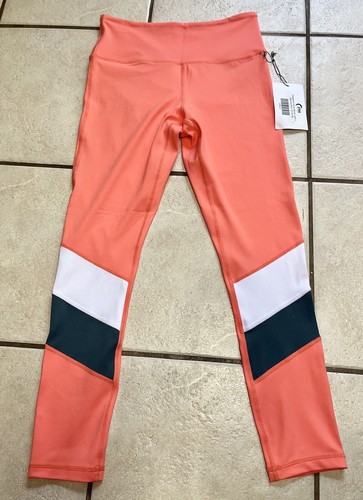 ZYIA Active Tangerine Ankle Block Light N Tight Hi Rise Legging Size 7/8 24” NWT - Picture 4 of 9