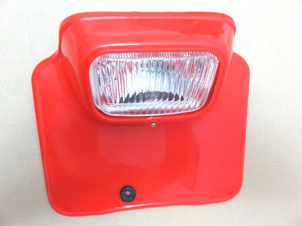 FARO ROJO HONDA XR200 XR185 XR250 XR500 XR 200 500 250 185 1979-1982 NUEVO  Foto 2 de 4