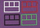 Frame 4 Picture die cuts scrapbook cards