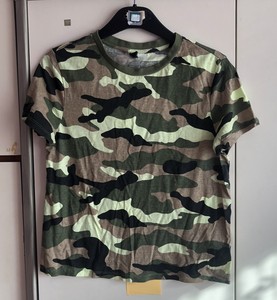 army print crop top