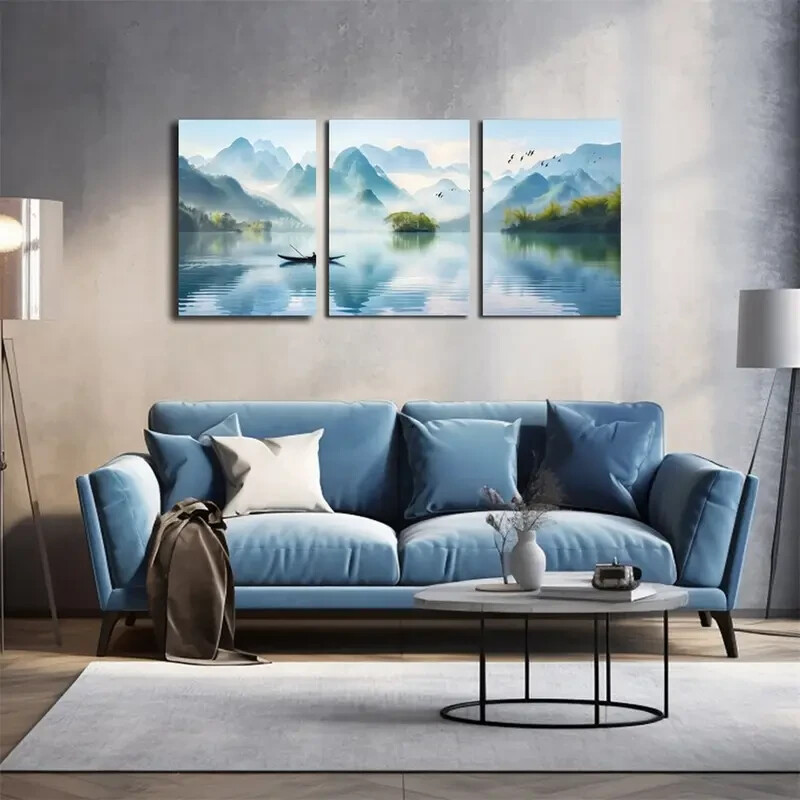 3pcs Nature-Inspired Canvas Art Unframed for Wall Decor
