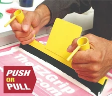 SCREEN PRINT SQUEEGEE SILK SCREEN PRINTING EZGRIP EZ GRIP ERGO HANDLE ERGONOMIC
