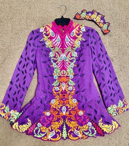 Rising Star Irish Dance Dress - Champ U9-U13 - Purple