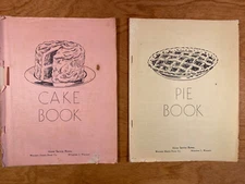 Vintage 1940's Wisconsin Electric Power Pie & Cake Cookbooks Home Service Bureau