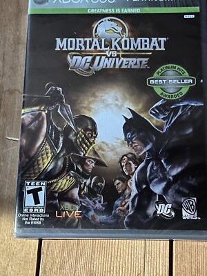 Mortal Kombat vs. DC Universe (Platinum Hits) Xbox 360 Brand New