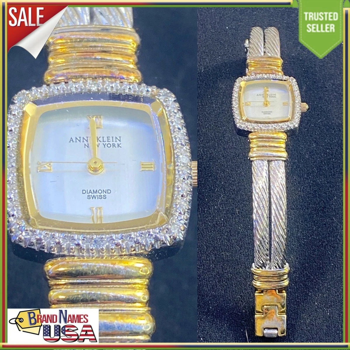 Anne klein top diamond swiss watch