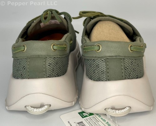 SoftScience The Fin Men’s 7-8 Deck Boat Casual Comfort Shoes Blue or Sage - Picture 35 of 42