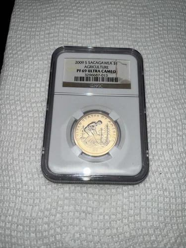 2009 S Sacagawea Dollar PF69 Ultra Cameo Agriculture NGC Certified