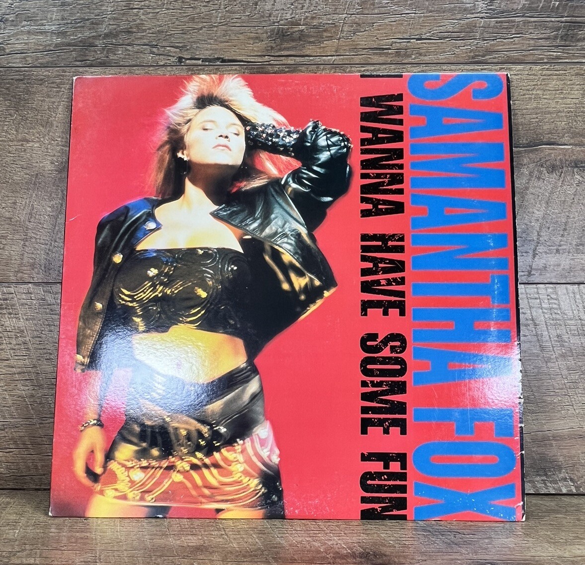LP Samantha Fox I Wanna Have Some Fun ALI28113PROMO JIVE プロモ /00260 Samantha Fox ~ I Wanna Have Some Fun ~ Vintage LP Jive