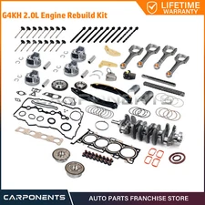 G4KH 2.0L Engine Rebuild Piston Gasket Kit Crankshaft Con Rods For Hyundai KIA