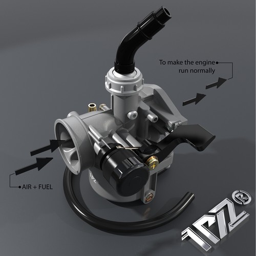 PZ20 Carburetor For 50-135cc ATV, Quad, Go-Kart, UTV - Fits SUNL, TAOTAO, JCL & More (4-Stroke)