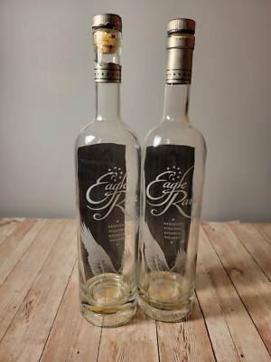  TWO EAGLE RARE BOURBON BOTTLE EMPTY WHISKEY 