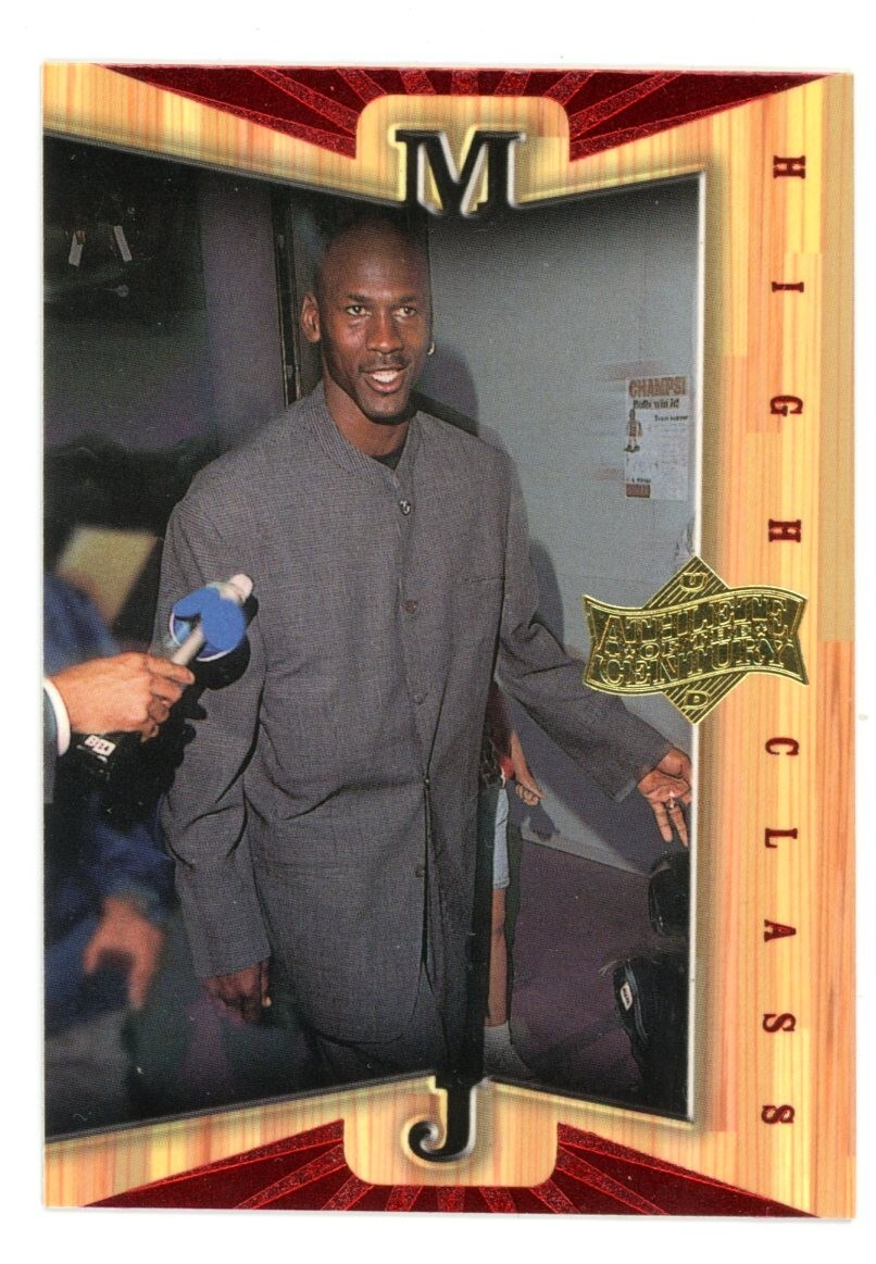 1999 Upper Deck MICHAEL JORDAN Athlete of the Century HIGH CLASS Insert #HC1