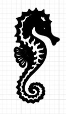 Seahorse Decal