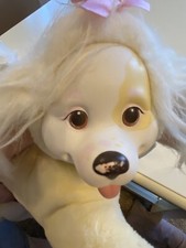 Puppy Surprise 1991 1992 White Cream 2 PUPPIES Bows