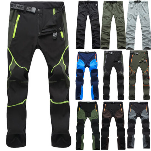 Mens Army Combat Trekking Pants Outdoor Hiking Skiing Climbing Casual Trousers - Picture 1 of 23