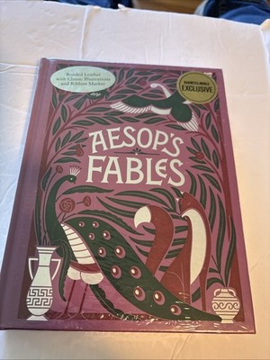 AESOP'S FABLES Leather Bound Collectible Edition, Brand New (Factory Sealed)