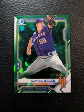Matthew Allan 2021 Bowman Chrome Sapphire Edition Prospects /125 #BCP-211