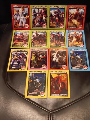 Mego Museum Complete Set Planet of the Apes Promo Trading Cards #53-65 Checklist